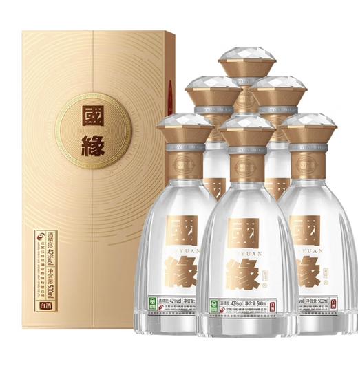 国缘对开白酒 42度 500mL*6瓶 整箱装【臻选好酒】 商品图2