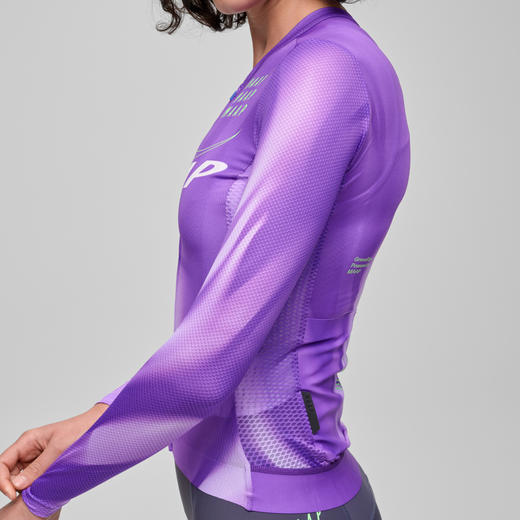 MAAP 女士 WorldTour Pro Air LS Jersey 3.0 长袖骑行服 霓虹紫 商品图2