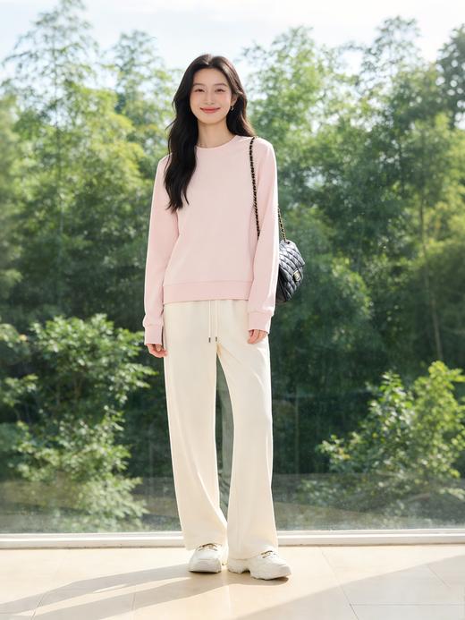 预售 臣禾	【棉花糖卫衣】圆领短款休闲长袖基础款上衣	JZ251050375 商品图3