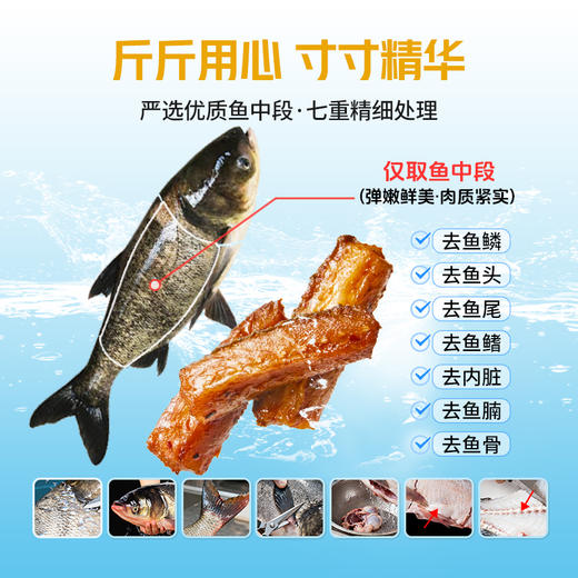 【休闲零食】李二即食风干鱼香辣味/五香味袋装 100g/袋 商品图1
