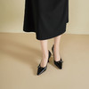 Westory2026年春季高跟小方头单鞋通勤百搭乐福鞋深口单鞋S26AE50911 商品缩略图8