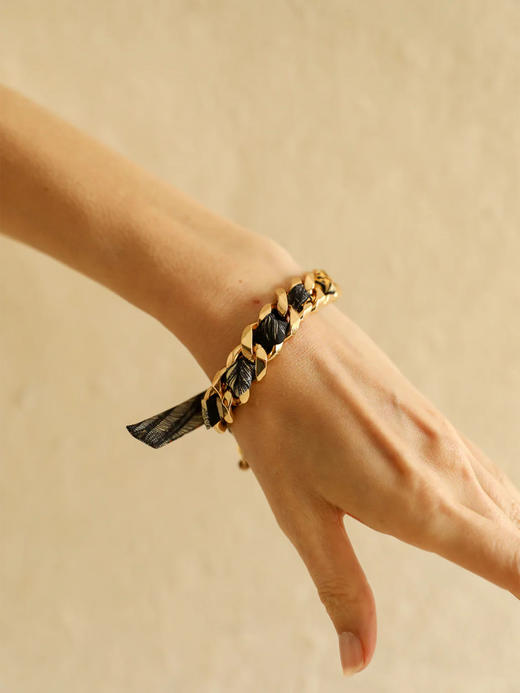 订购8周到｜AN-NEE-Décembre-幻境旷野 1cm 丝巾手镯［法国设计师］ 商品图2
