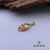 派瑞翡翠 18k金翡翠吊坠 冰种 无色 商品缩略图2