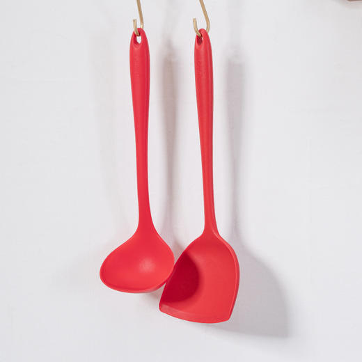 Debo德铂-海格威厨房用具 耐高温硅胶铲勺两件套 隔热防烫 商品图1