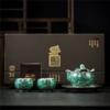 名师周鸿杰999纯银鎏银茶具套装 商品缩略图0