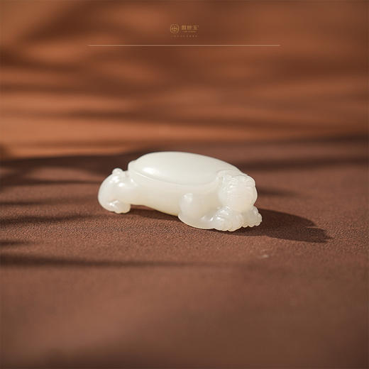 「玄玑承禄」羊脂白玉玄武把件 商品图4