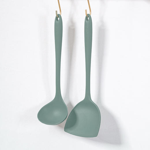 Debo德铂-海格威厨房用具 耐高温硅胶铲勺两件套 隔热防烫 商品图7