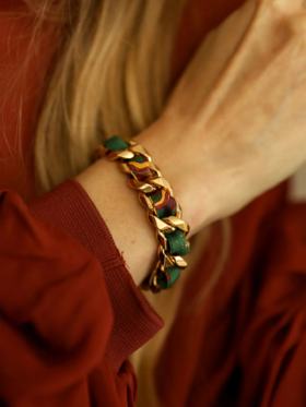 订购8周到｜AN-NEE-Décembre-星象图腾 1cm 丝巾手镯［法国设计师］