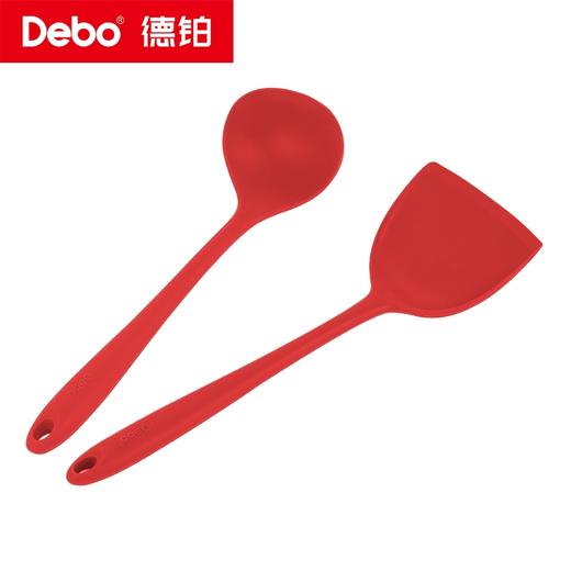 Debo德铂-海格威厨房用具 耐高温硅胶铲勺两件套 隔热防烫 商品图14