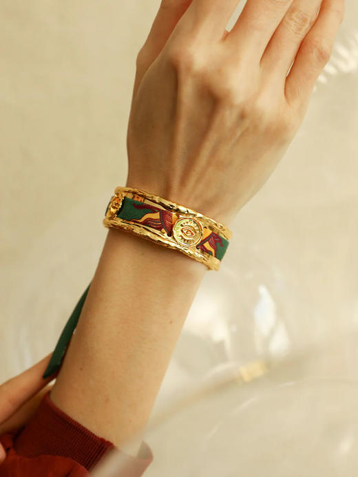 订购8周到｜AN-NEE-Irma-星象图腾 1cm 丝巾手镯［法国设计师］ 商品图1