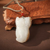 【赤背衔宝】羊脂白玉挂件 商品缩略图4