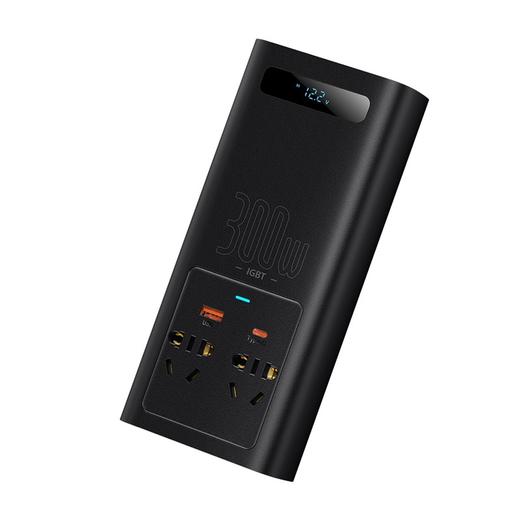 Baseus/倍思 倍益充IGBT 300W大功率12V转220V车载逆变器 BS-CI30-02 商品图1