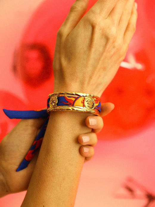 订购8周到｜AN-NEE-Irma-幻彩星语 1cm 丝巾手镯［法国设计师］ 商品图2