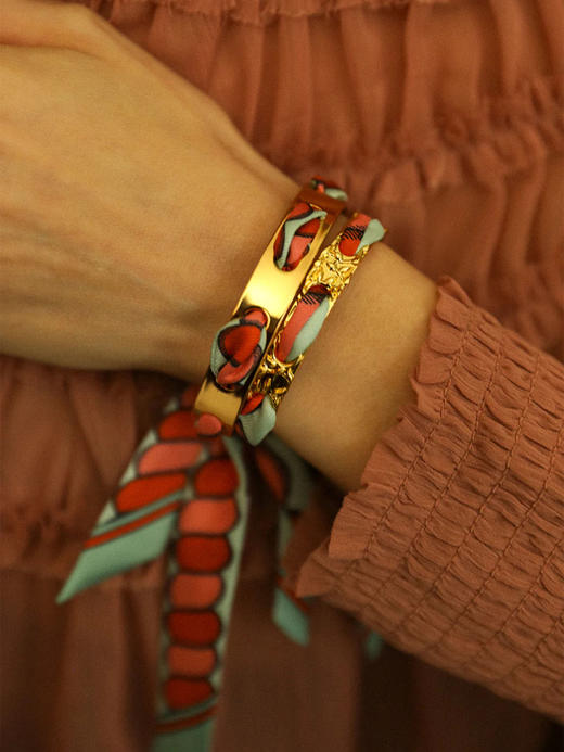 订购8周到｜AN-NEE-Septembre-律动节拍 2cm 丝巾手镯［法国设计师］ 商品图1