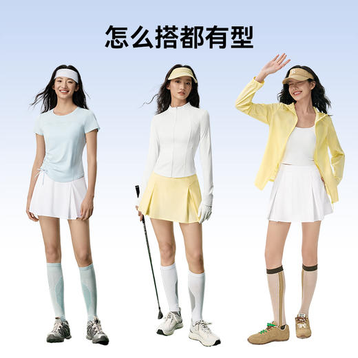 魔力薇薇软弹冰A字网球裙女2026春夏季新款速干短裙防走光半身裙 商品图4