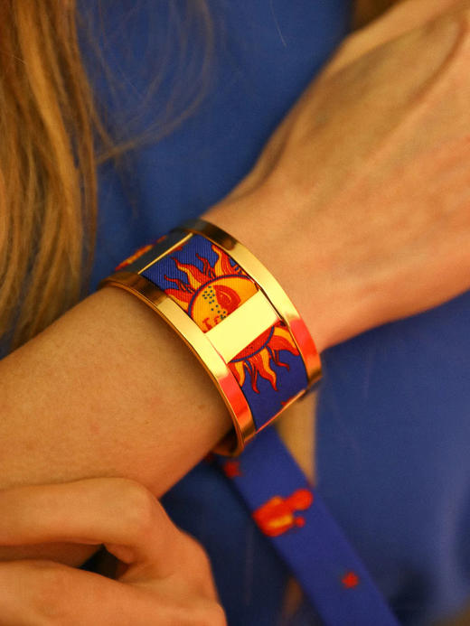 订购8周到｜AN-NEE-JMA-幻彩星语 2cm 丝巾手镯［法国设计师］ 商品图2