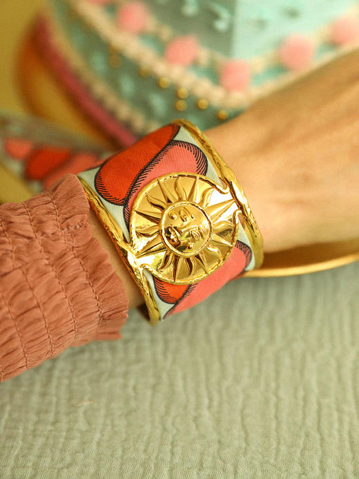 订购8周到｜AN-NEE-Soleil-律动节拍 4cm 丝巾手镯［法国设计师］ 商品图2