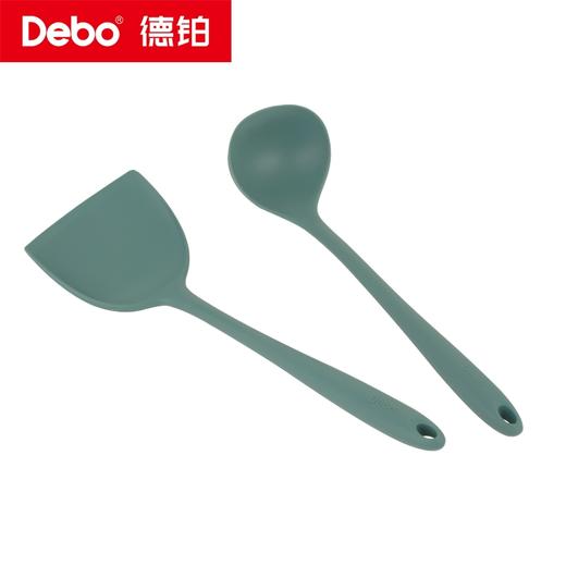 Debo德铂-海格威厨房用具 耐高温硅胶铲勺两件套 隔热防烫 商品图11