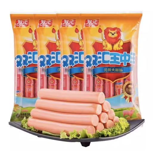 双汇王中王优级火腿肠-50g/根*10根 商品图0