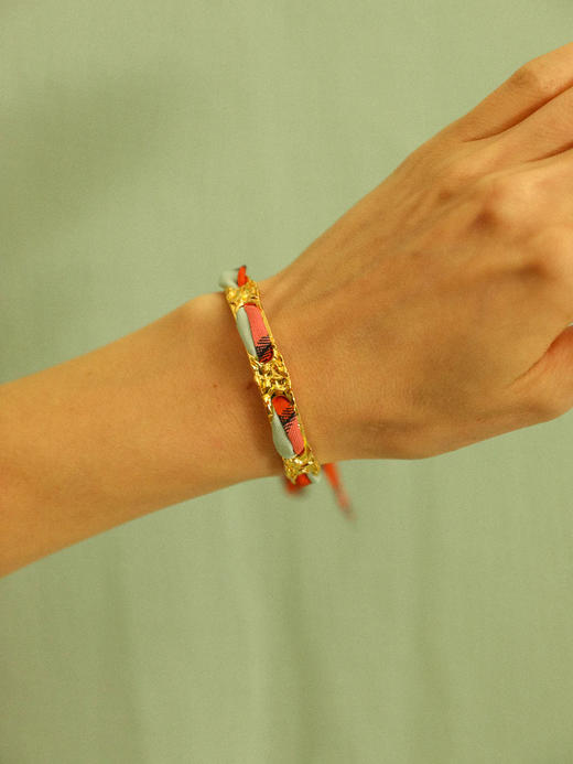 订购8周到｜AN-NEE-Féerie-律动节拍 1cm 丝巾手镯［法国设计师］ 商品图1