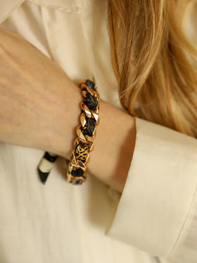 订购8周到｜AN-NEE-Décembre-幻境旷野 1cm 丝巾手镯［法国设计师］