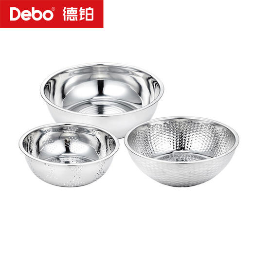 Debo德铂-克林斯顿厨房用具 多用途3件套储水洗米 商品图5