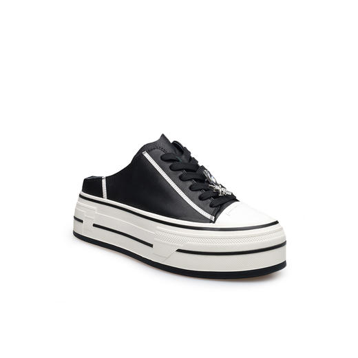 豪麟名鞋迪嘉女鞋时尚休闲鞋牛皮革DJGCA61WX013黑色 商品图0