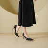 Westory2026年春季高跟小方头单鞋通勤百搭乐福鞋深口单鞋S26AE50911 商品缩略图3