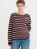 丝棉混纺条纹针织衫 商品缩略图0