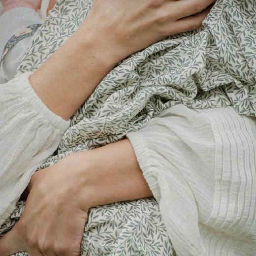 Elodie瑞典25新品竹纤维亚麻盖毯纯棉盖毯婴儿襁褓巾婴童毛毯保暖 商品图4