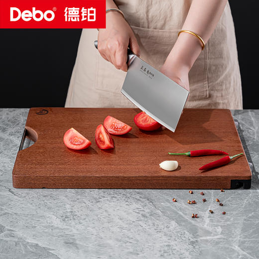 【限时秒杀】Debo德铂-开尔文双面菜板 乌檀木整木切割 久用不伤刀（不参与优惠券） 商品图2
