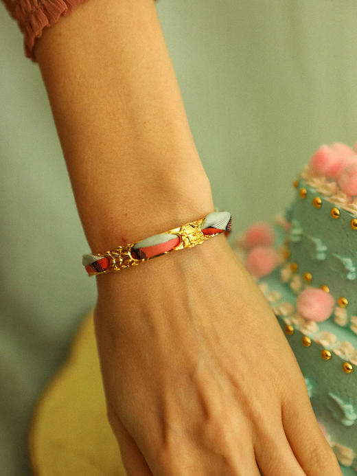 订购8周到｜AN-NEE-Féerie-律动节拍 1cm 丝巾手镯［法国设计师］ 商品图2