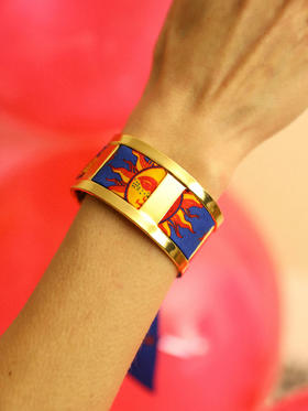 订购8周到｜AN-NEE-JMA-幻彩星语 2cm 丝巾手镯［法国设计师］