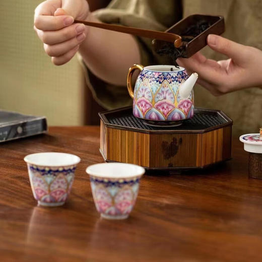 陶瓷功夫茶具好事连连一壶二杯 商品图3