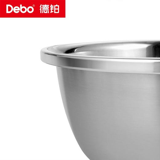 Debo德铂-劳伦特厨房用具 加高加深多用盆2件套 和面打蛋不飞溅 商品图11