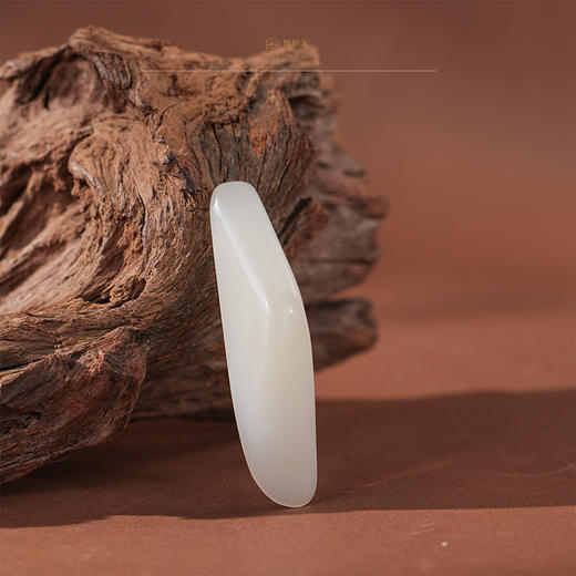 「卜一」羊脂白玉坤廷把件 商品图1