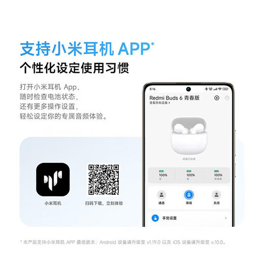 小米Redmi Buds 6 青春版 商品图4