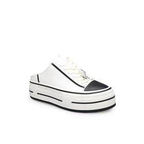 豪麟名鞋迪嘉女鞋时尚休闲鞋牛皮革DJGCA61WX013白色