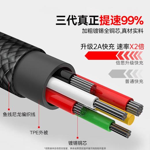 BASEUS/倍思 USB转lightning口（苹果口）MVP弯头手游充电数据线 商品图1