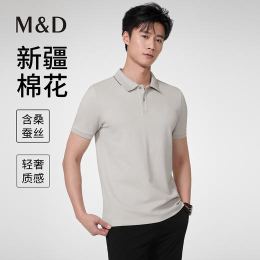 【名盾】短袖翻领POLO衫MZBL22820B 商品图0