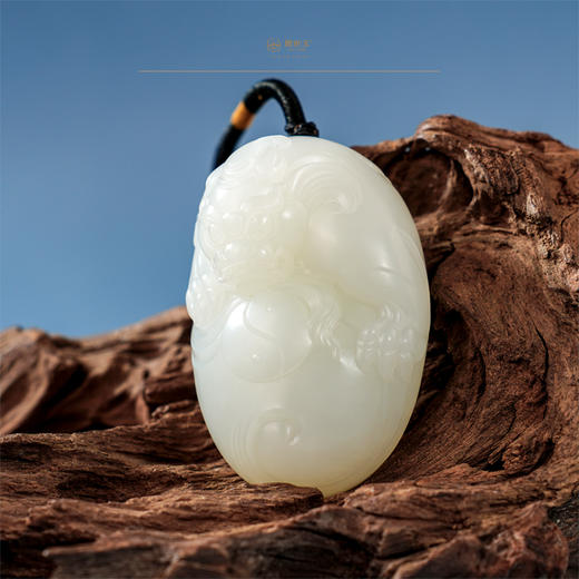 「财禄双全」羊脂白玉貔貅把件 商品图1