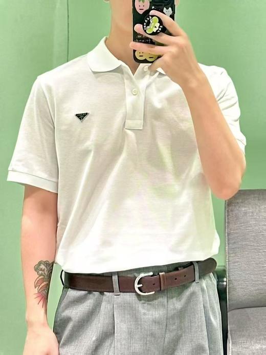 PLD珐琅徽标小六角珠地POLO衫 商品图6