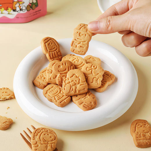 北陆制果史努比系列枫糖味饼干（袋装）55g/152457 进口休闲零食食品办公室下午茶 商品图1