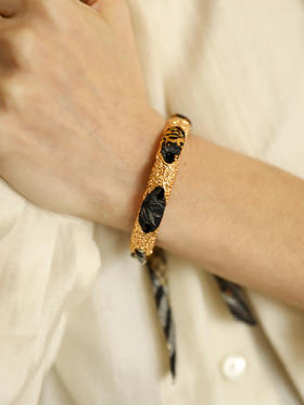 订购8周到｜AN-NEE-Queen-幻境旷野 1cm 丝巾手镯［法国设计师］