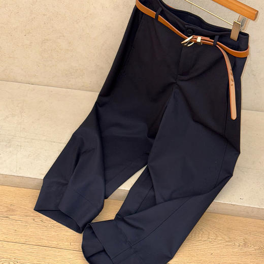 【预售7天】良木礼宽边休闲裤（腰带）(1773） 商品图0