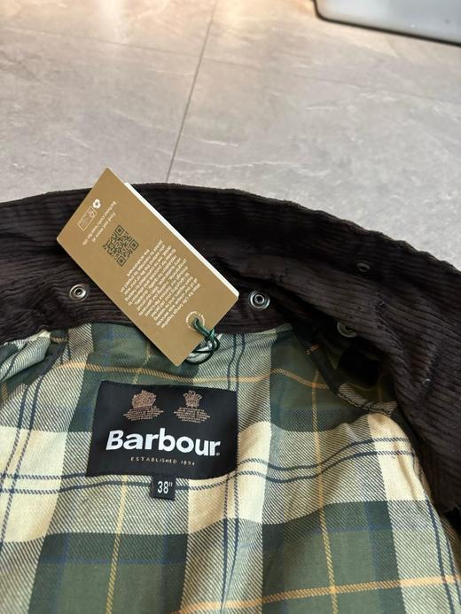 Barbour日版宽松oversize经典油蜡夹克外套 复古格纹内里工装风衣 商品图6