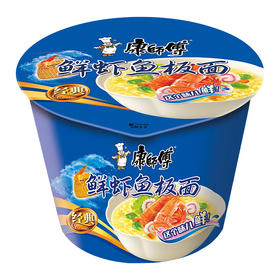 康师傅鲜虾鱼板面102g