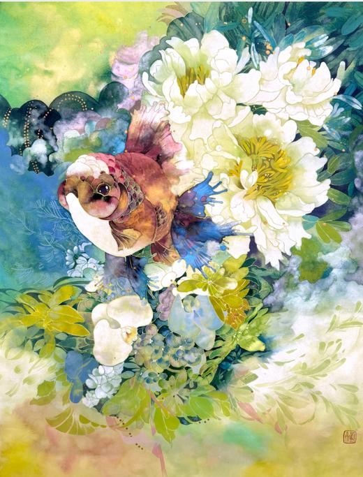 刘畅《金玉满花溪》原作 商品图0