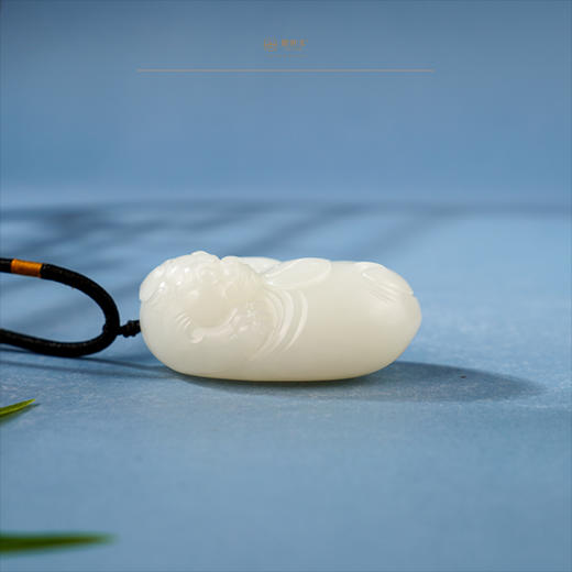 「财禄双全」羊脂白玉貔貅把件 商品图4