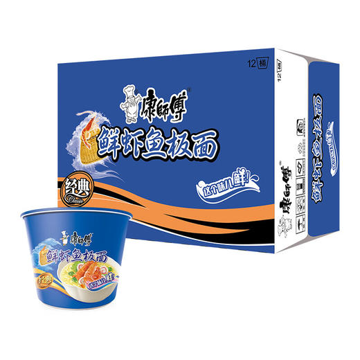康师傅鲜虾鱼板面102g 商品图1
